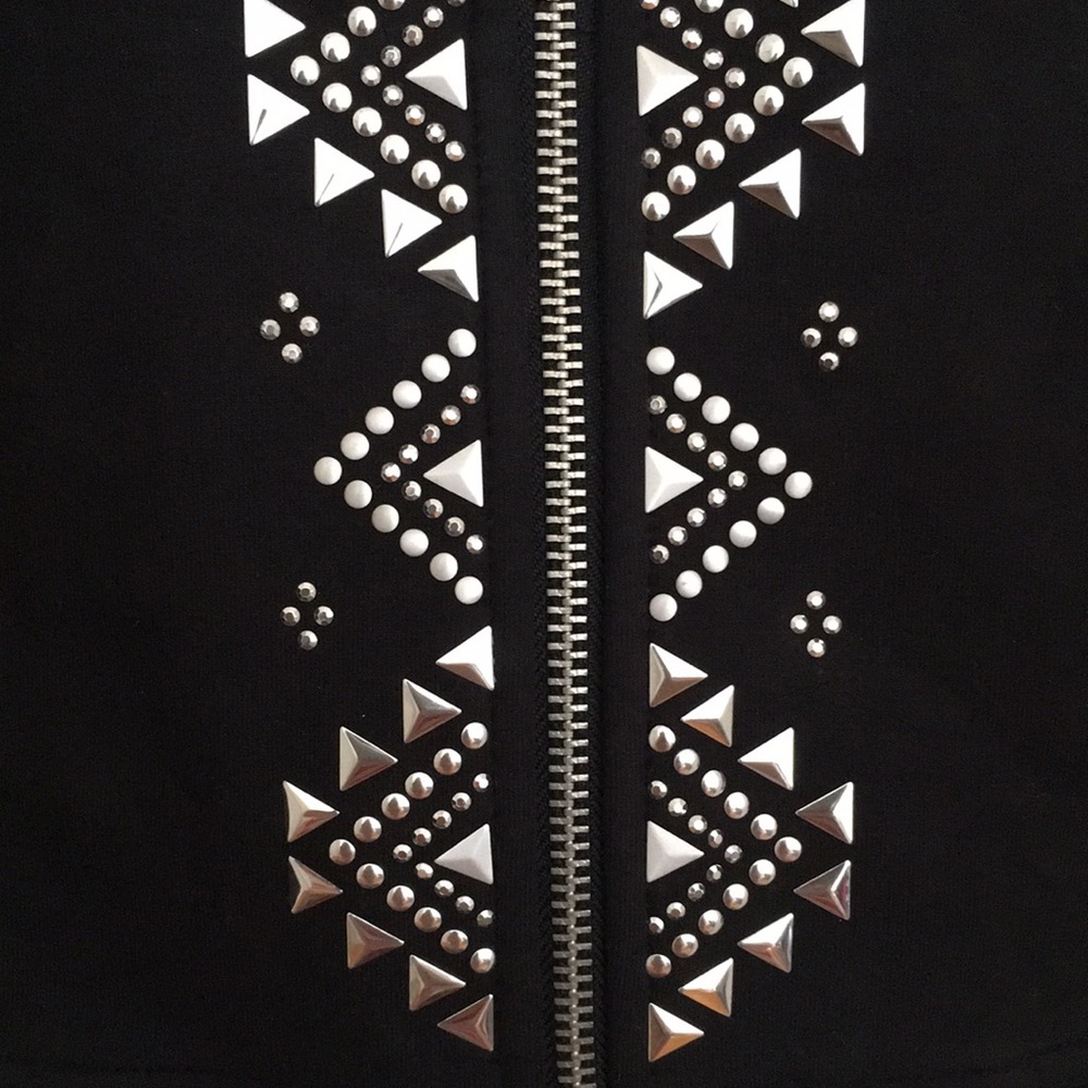 Ruby Rd Jacket Petite Small Black Pockets Zipper - image 4